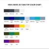 tank top color chart - Great Dane Gifts