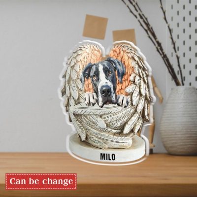 Personalized Great Dane Dog Acrylic Angel Plaque - Great Dane Gifts