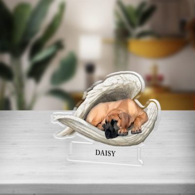 Personalized Great Dane Dog Angel Wings Acrylic Plaque - Great Dane Gifts